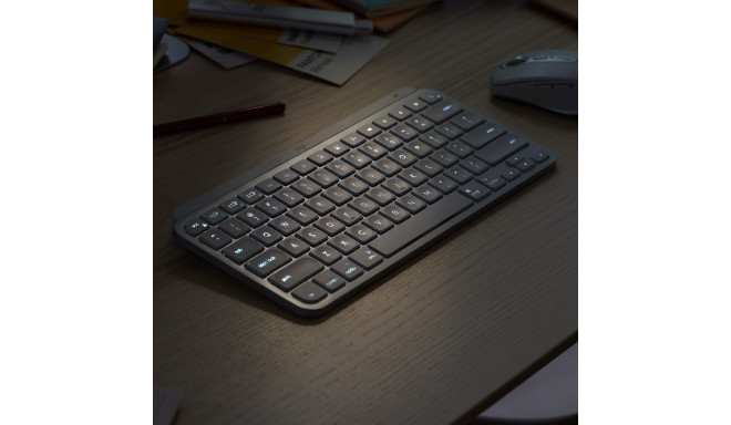Logitech klaviatuur MX Keys Mini juhtmevaba 75% taustvalgustusega, roosa