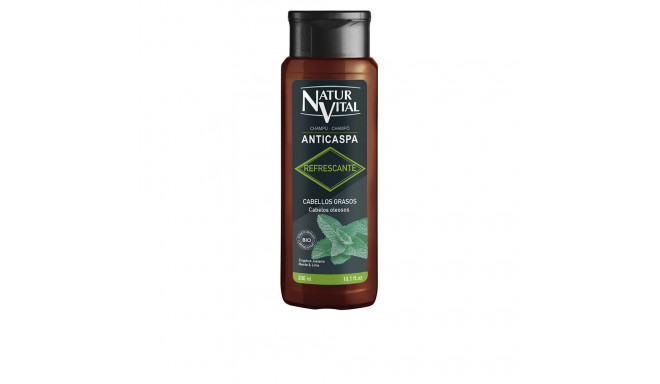 NATUR VITAL CHAMPÚ ANTICASPA REFRESCANTE MEN cabello graso 300 ml