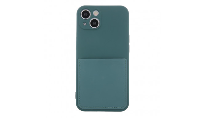 Fusion Card Case silikoonist ümbris Samsung A536 Galaxy A53 5G roheline