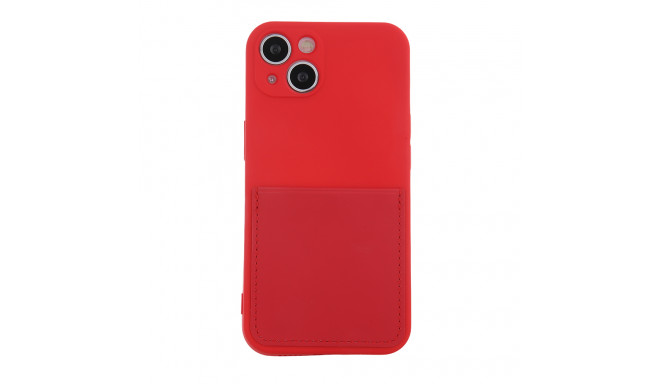 Fusion Card Case silikoonist ümbris Apple iPhone 14 Pro punane