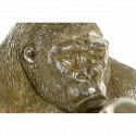 Dekoratiivkuju DKD Home Decor Kuldne Vaik Gorilla (33 x 33 x 43 cm)