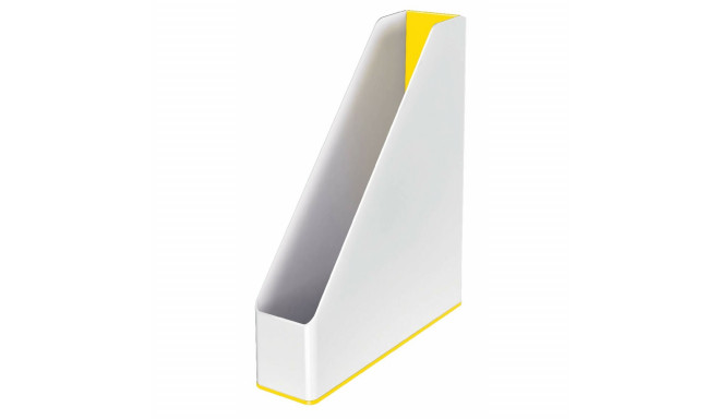 Ajakirjaalus Leitz Kollane Valge A4 polüstüreen 7,3 x 31,8 x 27,2 cm