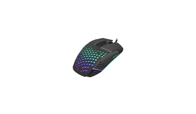 NATEC Fury gaming mouse Battler 6400 DPI optical with software black