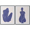 Glezna DKD Home Decor Dāma Moderns (60 x 4 x 80 cm) (2 gb.)
