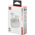 JBL wireless earbuds Wave Beam, white