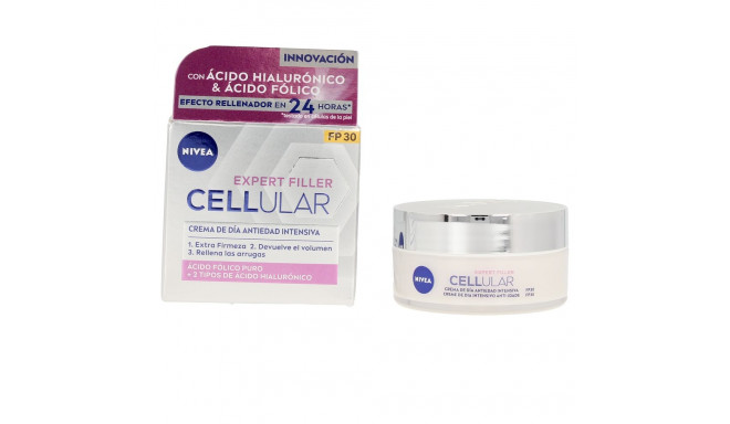 NIVEA CELLULAR FILLER hialurónico & fólico crema día SPF30 50 ml