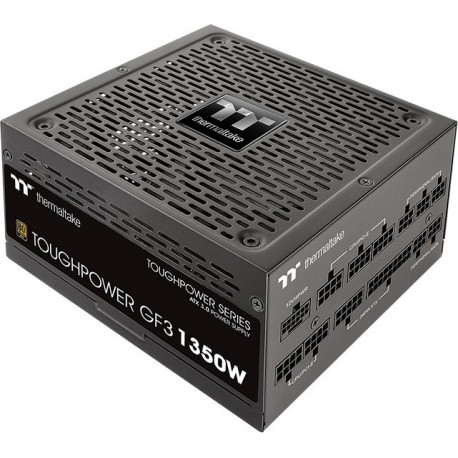 Toughpower GF3 1350W, 1x 12-Pin High Power GPU, 7x PCIe, kaablihaldus, must