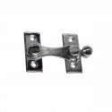 Door Hasp EDM H-shaped Steel Right Chromed (8 cm)