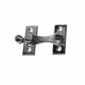 Door Hasp EDM H-shaped Steel Left Chromed (8 cm)