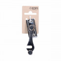 Door Hasp EDM H-shaped Steel Left Chromed (8 cm)