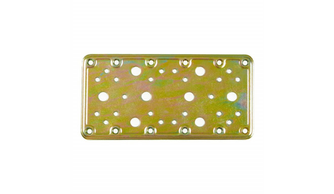 Fixing Plate AMIG 503-12124 Bichromated Golden Steel (200 x 100 mm)