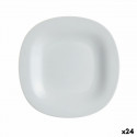 Dessert dish Luminarc Carine Granit Grey Glass (Ø 19,5 cm) (24 Units)