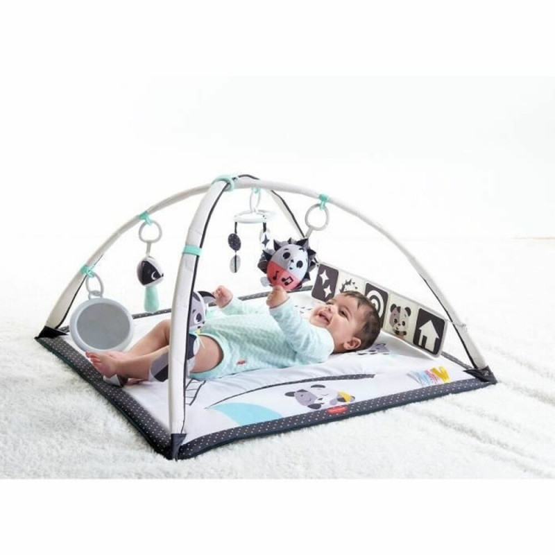 BÉABA , Play/Activity Arch Voor Transat Up & Down III, 3 Speelgoed Met Verschillende Functies, Volledig Roterend, Ontwikkelingshulp, Ergonomisch, Eenvoudig, Praktisch, Grijs