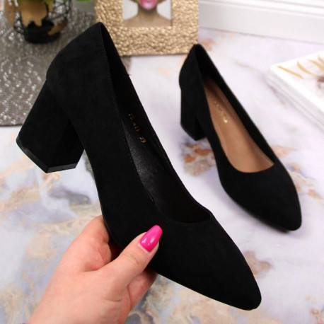 Sergio Leone W SK358A black high heel pumps (36)