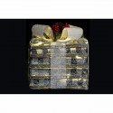Dekoratiivsete karpide komplekt DKD Home Decor LED Metall Rotang Lumine (25 x 25 x 29 cm)