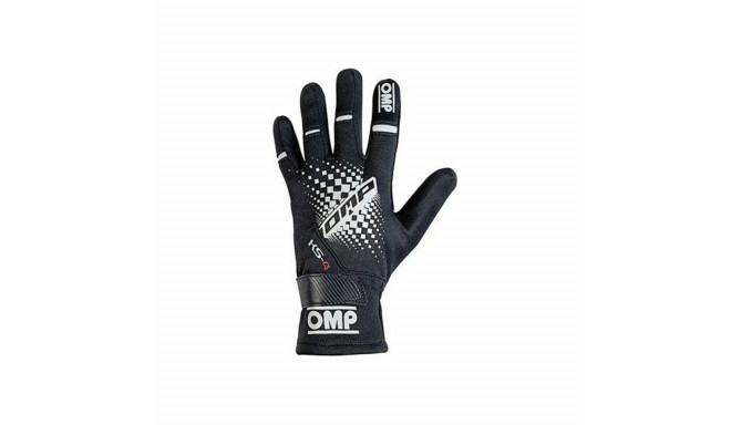 Мужские водительские перчатки OMP MY2018 Чёрный (M)