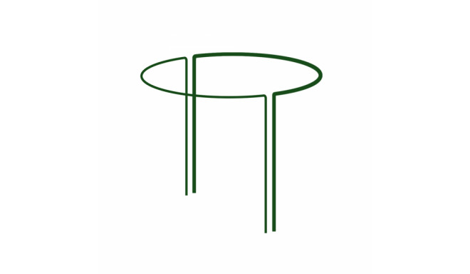 Ring support for plants 1/2 wheel, diameter 40cm / height 70cm