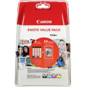 Canon tint CLI-571 XL C/M/Y/BK+PP-201 + fotopaber 10x15cm 50 lehte (avatud pakend)
