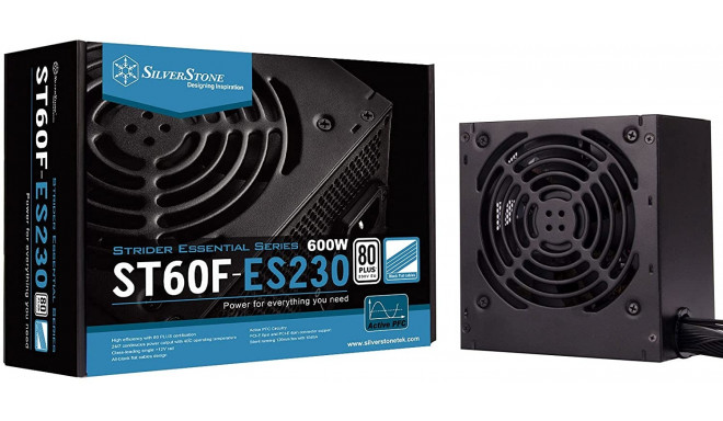 SilverStone SST-ST60F-ES230 - 600 Watt - PCIe - black