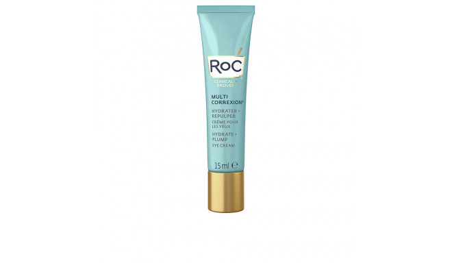 ROC HYDRATE + PLUMP crema ojos con ácido hialurónico 15 ml