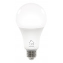 DELTACO SMART HOME LED lamp, E27, WiFI 2.4GHz, 9W, 810lm, dimmable, 2700K-6500K, 220-240V, white  SH