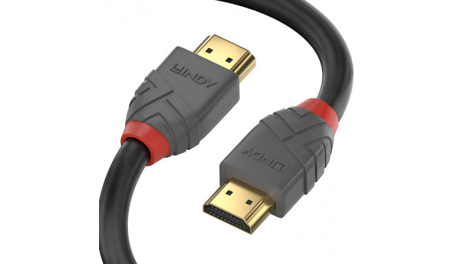 Lindy Ultra High Speed HDMI Cable, Anthra Line (grey, 2 meters)