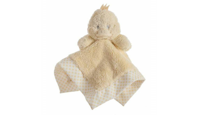 Baby Comforter    double-layer 30 x 30 cm Spots Yellow