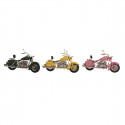 Decorative Figure DKD Home Decor Pink Metal Motorbike Green Yellow Vintage (28 x 10 x 16 cm) (3 Unit