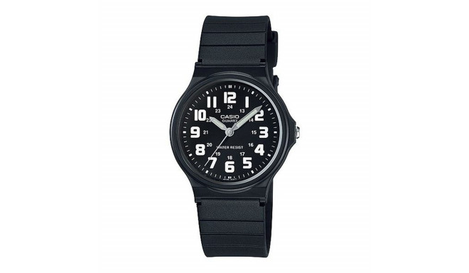 Unisex Kell Casio MQ-71-1 Must (Ø 34 mm)