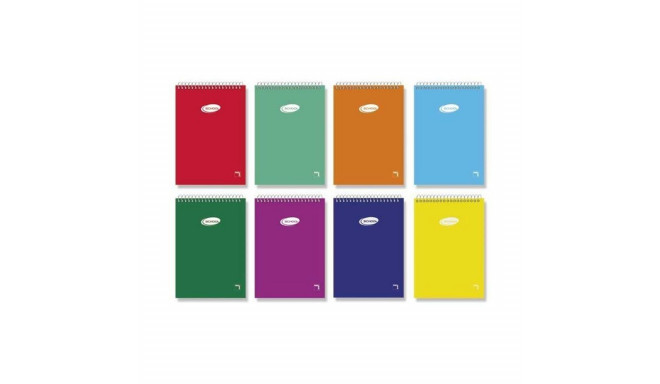 Notebook Pacsa Multicolour 1/8 10 Pieces 80 Sheets