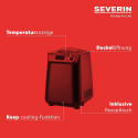 Severin compact ice cream machine & yoghurt maker EZ 7407 (black (matt) / silver)