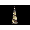 Decoration DKD Home Decor Christmas LED Cones 3 Pieces Rattan (20 x 20 x 80 cm)