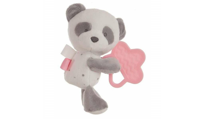 Teether for Babies Panda bear Pink 20 cm