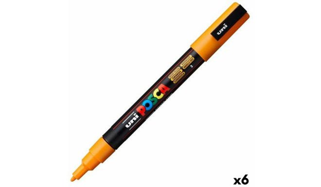 Marker POSCA PC-3M Orange (6 Units)