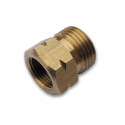 Adapter 21,8L isane / 3/8" L emane - BRASS