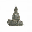 Dekoratiivkuju DKD Home Decor Klaaskiud Buddha Vanutatud viimistlus (38 x 25 x 43 cm)