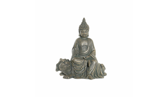 Dekoratiivkuju DKD Home Decor 38 x 25 x 43 cm Must Kuldne Buddha Tumehall Idamaine Kaasaegne