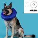 Koerte taastumiskaelarihm KVP Kong Cloud Sinine Täispuhutav (Max. 15 cm)