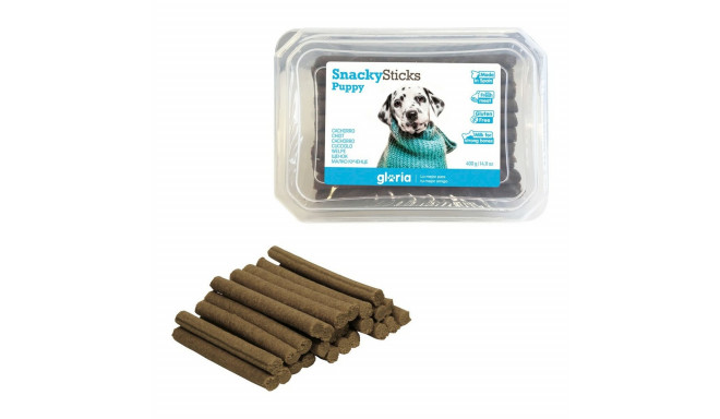 Dog Snack Gloria Snackys Sticks Chicken Small bars (350 g)