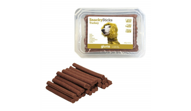 Koera suupiste Gloria Snackys Sticks Kana Türgi Batoonid (350 g)