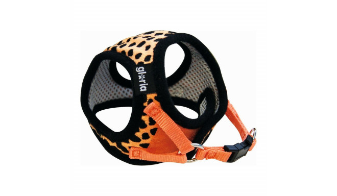 Dog Harness Gloria Leopard M 27-35 cm Orange