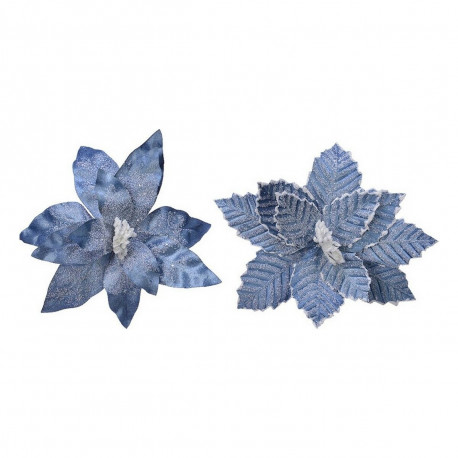 Decorative Flower Blue Christmas