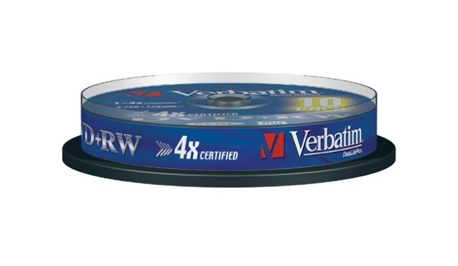 DVD+RW 4x SP 4,7GB Verbatim 10 pieces