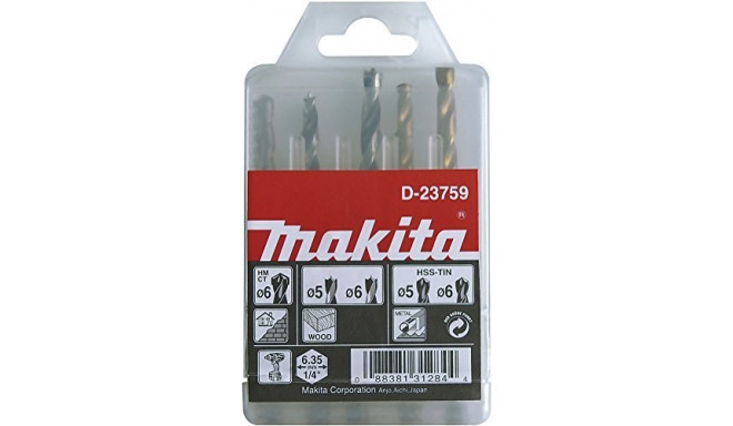 Makita drill set 1/4 "" D-23759