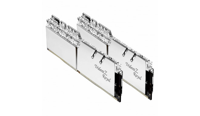 G.Skill RAM DDR4 16GB 3200-CL16 - Dual-Kit - Trident Z Royal - silver
