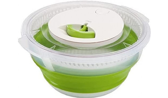 Emsa BASIC folding salad spinner, bowl (green/transparent)