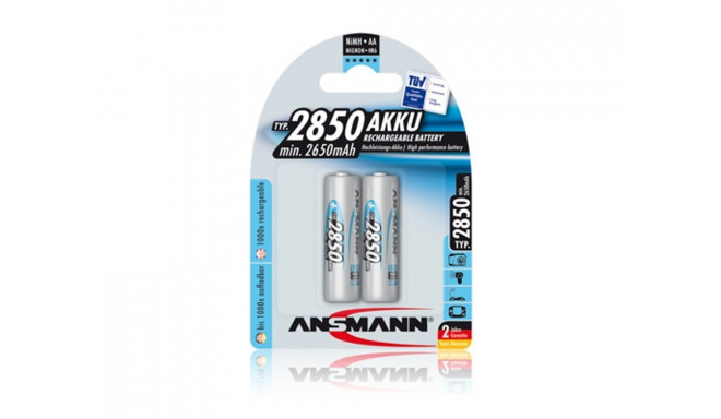 Ansmann Mignon NiMh battery 2xAA 2850mA