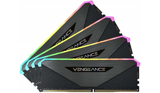 Corsair DDR4 - 128GB - 3600- CL - 18 Vengeance RGB RT Quad Kit black