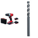 Einhell TE-CD 18/2 Li kit cordless screw driller + case + 2 Batteries 1.5Ah - 4513830