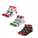 Socks Mickey Mouse Unisex 3 pairs Multicolour (36-40)